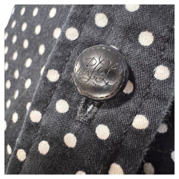 Lauren Ralph Lauren 2X‎ Womens Polka Dot Button Up Shirt - Picture 5 of 5